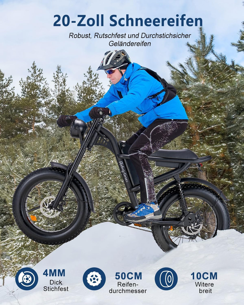 Bicicleta elétrica Ridingtimes Z8