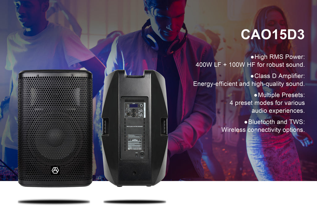 Precisão Pro Audio CAO15D3-4.1k Speakers