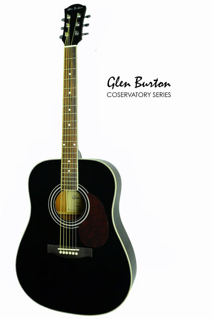 Glen Burton Conservatory SGA41-BK Dreadnought Acoustic Guitar