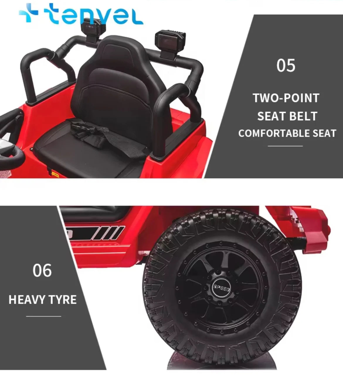 DLS-X10 (Jeep Elétrico Preto)
